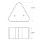 Ko Craft's Mini Snack Size Onigiri (Triangle) Musubi mold 